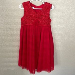 Pippa & Julie red tulle sleeveless dress Size 4T